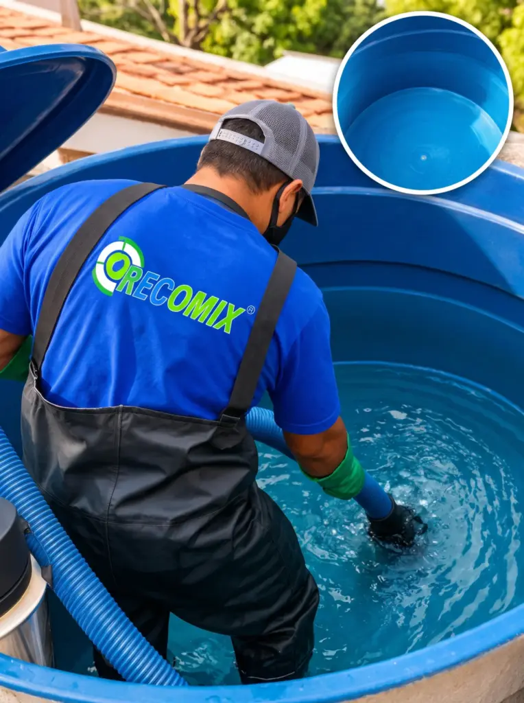 Limpeza de caixas d’água